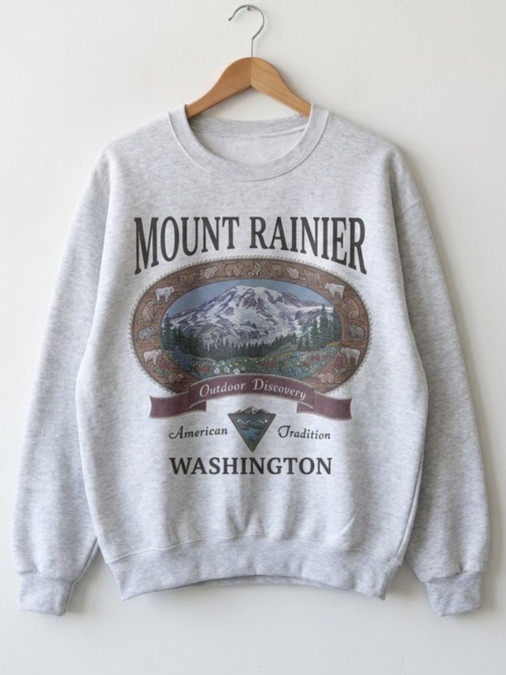 Mount Rainier Washington Sweatshirt